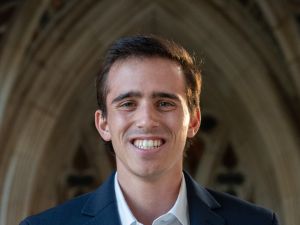 headshot of Ben Yacht on Duke campus