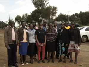 Team of Tuko Pamoia facilitators in Eldoret, Kenya