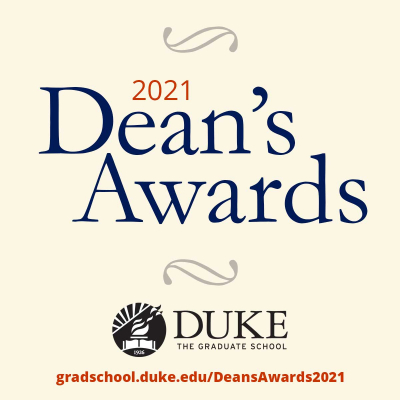 8 Graduate Students, Faculty Receive 2021 Dean’s Awards