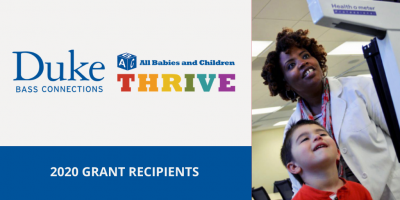 Four Faculty Teams Receive ABC Thrive Seed Grants to Improve Early Childhood Outcomes