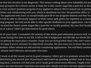 A Kind Rejection Letter Gets High Grades