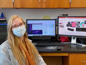 Graduate Student in the Bilbo Lab Pursues Research, Art and Science Communication