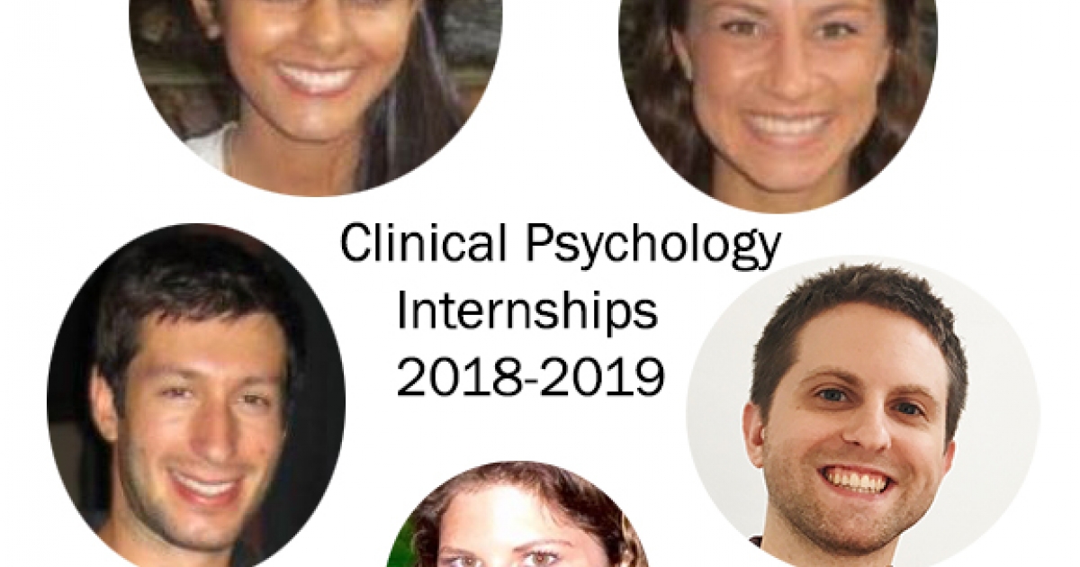 Clinical Psychology Internships 20182019 Department of Psychology